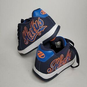 HEELYS Split Roller Shoe  Navy Royal Orange- Nubuc
